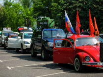 Бишкекте 9-май күнү «Жеңиш» аталышындагы автожүрүш өттү