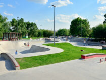 Бишкектин «Ынтымак-2» паркында Кыргызстандагы алгачкы скейт парк ачылды