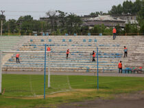 Жалал-Абаддын Шамалды-Сай шаарчасында борбордук стадион калыбына келтирилет