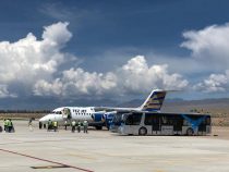 Аэропорт «Иссык-Куль» встретил первый в этом году рейс из Оша
