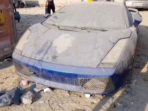 Кладбище дорогих автомобилей в ОАЭ сняли на видео