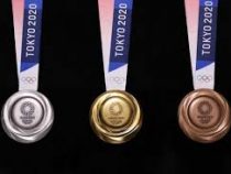 Японцы показали медали Олимпиады-2020 из переработанных гаджетов