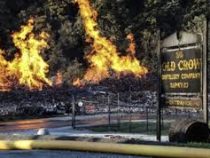 В США пожар уничтожил миллионы литров виски