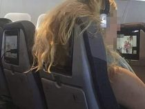 Авиапассажирка решила, что все должны любоваться её волосами