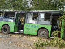 12 автобусов, пострадавших во время беспорядков в Бишкеке, восстановлены