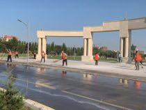 Строительство нового парка в Бишкеке завершено