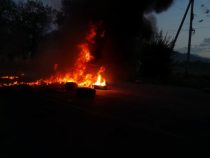 Хулиганы сожгли Беш-кунгейское поселковое отделение милиции