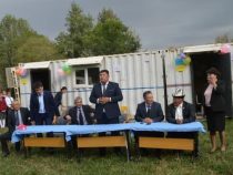 Мобильные школы из контейнеров в Нарыне выдало МЧС