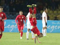 Cборная Кыргызстана по футболу со счетом 7:0 разгромила команду Мьянмы