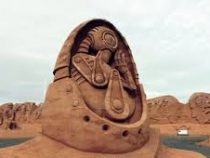 120 тыс. посетителей привлекла выставка песчаных фигур в Дании