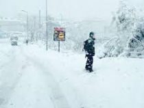 Во Франции из-за сильного снегопада 140 тысяч домов остались без света
