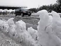 Сильные снегопады обрушились на север Испании