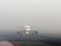 Опустившийся туман помешал сесть нескольким самолетам в международном аэропорту «Манас»