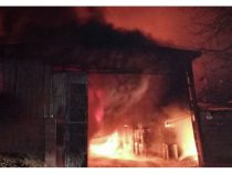 Пожар на улице Тимирязева в Бишкеке полностью потушен