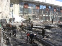 Ремонт Кыргызского драмтеатра продолжается