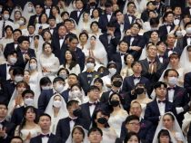 В Южной Корее состоялась массовая свадьба