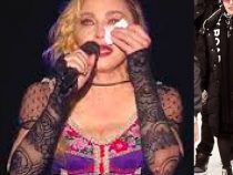Мадонна упала во время своего выступления в Париже