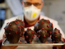 Во Франции сделаны пасхальные яйца в форме коронавируса