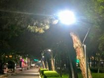Ремонт наружного освещения в Бишкеке продолжается