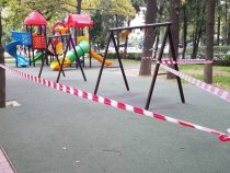 В столице закрыли парки, скверы и детские площадки