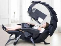 Жутковатое кресло-скорпион для геймеров создала китайская компания