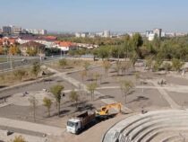 В Бишкеке продолжается строительство парка «Ынтымак-2»