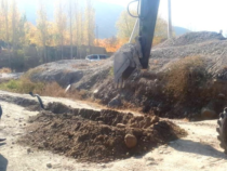 Таджикистан начал демонтаж труб, из-за которых произошел инцидент на границе