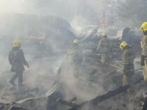 В селе Сыны Аксыйского района сегодня  ночью сгорел государственный садик