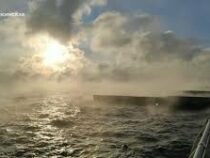 Море начало «кипеть» после наступления морозов в Одессе