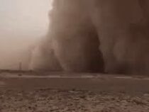 Казахстанский город Мангистау накрыла мощнейшая песчаная буря