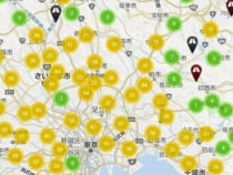Самые шумные места Японии представлены на карте, вызывающей много споров
