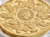 В Британии создали 10-килограммовую монету номиналом в 10 тыс. фунтов