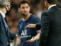 Месси не пожал руку Почеттино после замены в матче «ПСЖ» – «Лион»