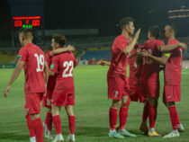 Сборная Кыргызстана по футболу одержала победу над командой Сингапура