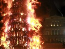 Каждый год одно и то же… В Базар-Коргоне сгорела главная елка
