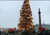 Экологичную рождественскую елку из веток и щепок собрали в Румынии