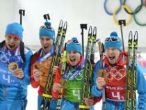 Россия вышла на первое место в медальном зачёте на Олимпиаде