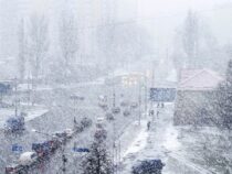 Снегопад в Бишкеке стихнет к вечеру