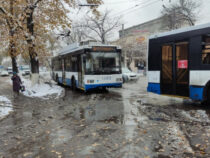 В Бишкеке приостановлена работа троллейбусных маршрутов № 8 и 9