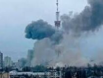 Возле телевышки в Киеве раздался взрыв