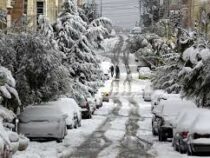 На севере Израиля выпал снег