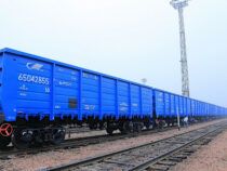 В Кыргызстан прибыли 30 грузовых полувагонов
