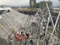 В центральной части Китая обрушилось шестиэтажное здание