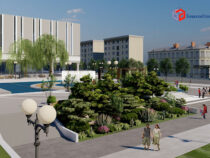В столице хотят благоустроить зону перед Бишкекским почтамтом