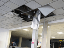 По факту обрушения потолка в аэропорту Оша началась проверка