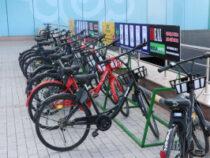 В Бишкеке открыли первые точки велошеринга