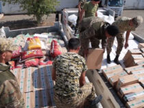 В Баткенскую область доставлено в общей сложности 506 тонн гумпомощи