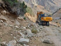 Строители восстанавливают дорогу Уч-Коргон – Дароот-Коргон