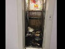 Кубанец чуть не сгорел заживо в лифте из-за вспыхнувшего самоката