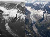 Таяние ледников в Швейцарии в три раза превысило средний показатель